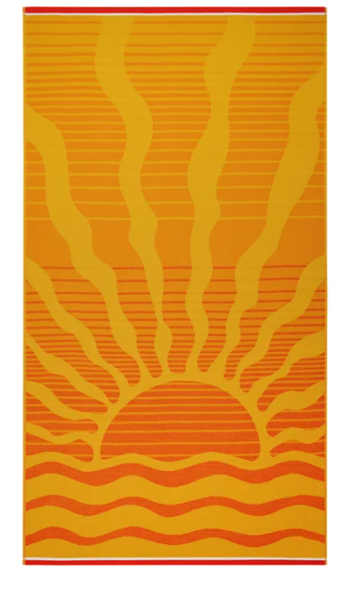 Fouta Cotton Beach Towel - 40β W x 72β L -Sun - 1 piece