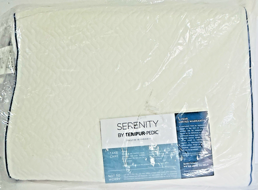 Serenity by Tempur-Pedic Contour Memory Foam Pillow 20 x 15 in