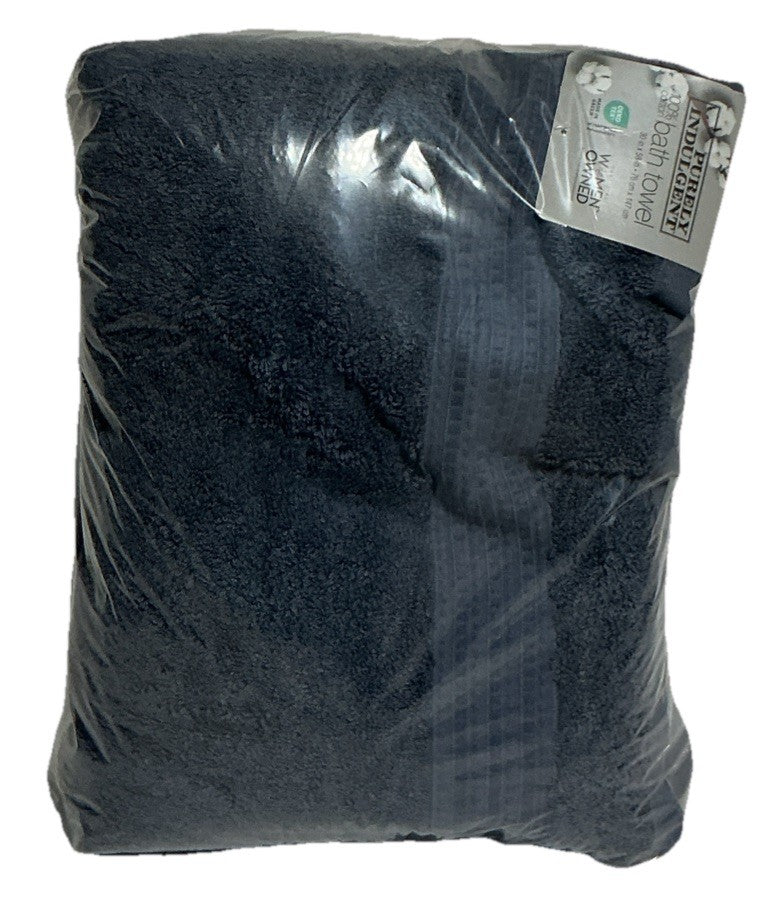 3-Pack Purely Indulgent bath towel Set  Color- Flint-stone