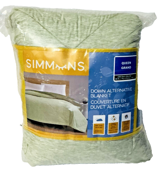 Simmons Down Alternative Blanket Queen Green