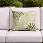 Brentwood Indoor /Outdoor Decorative Pillow Jacquard leaf