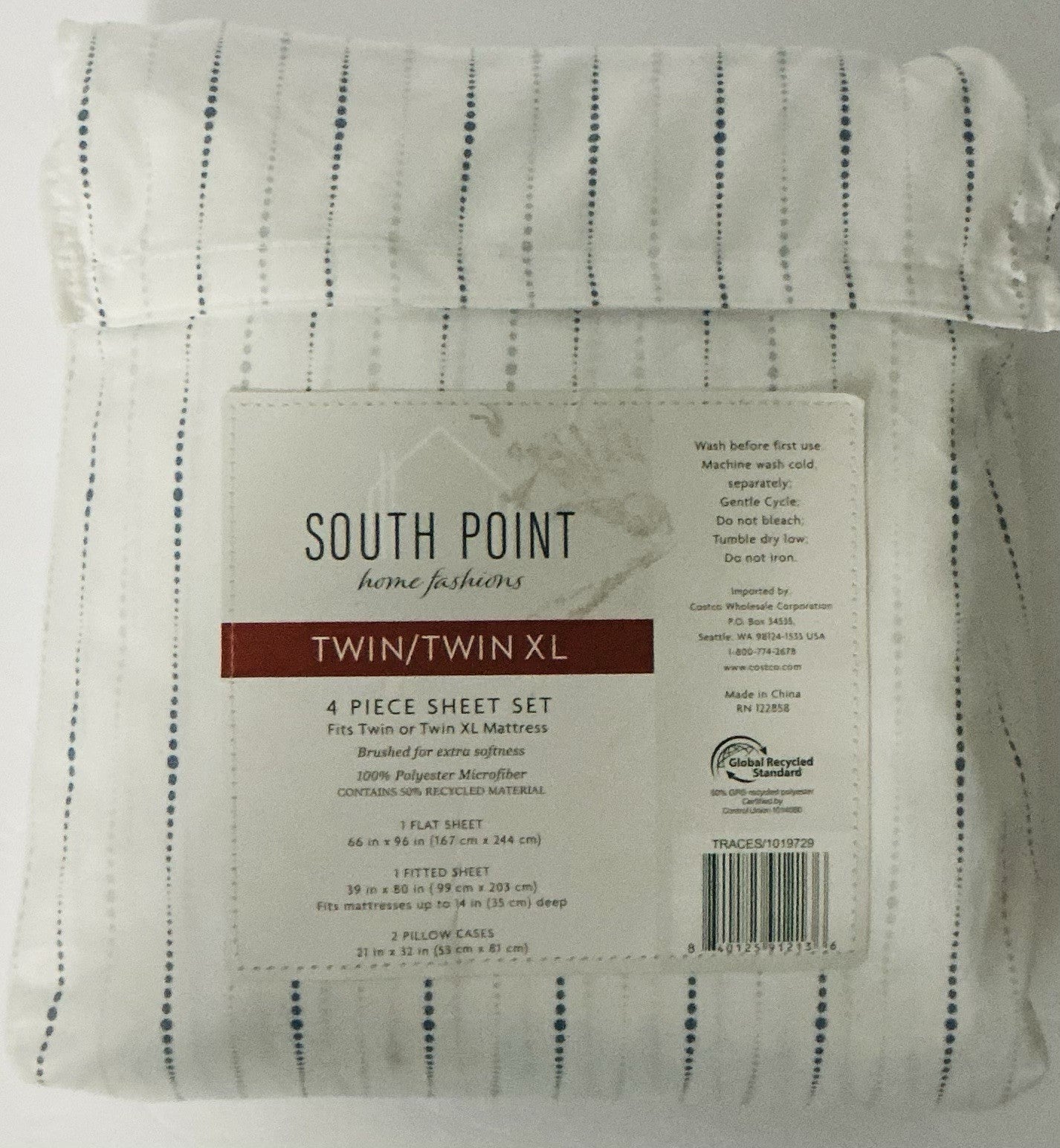 South Point Home 4-pc Microfiber Sheet Set, Twin/Twin XL- PO