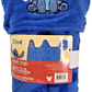 Disney Stitch Character Hooded Towel 27in x 50in 100% Cotton Blue