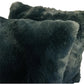 Lot of 2 Decorative Throw Pillows Square 18" x 18" Bedding Fuzzy