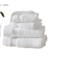 Soft 100% Hygro Cotton 4-Piece 2 Hand & 2 Washcloth Towel Set White- NEW