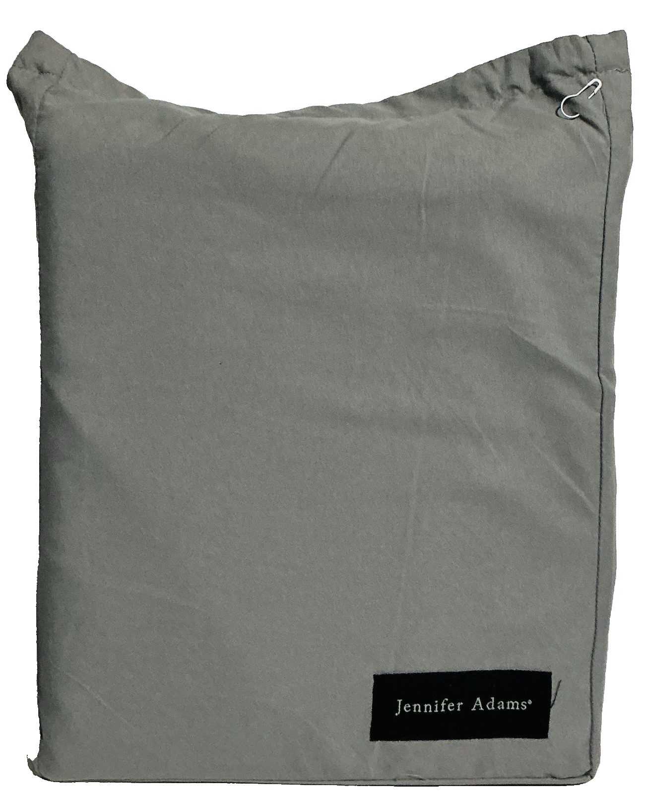 Jennifer Adams DUVET COVER SET 3-PIECE QUEEN / FULL DUVET COVER SET GRAY