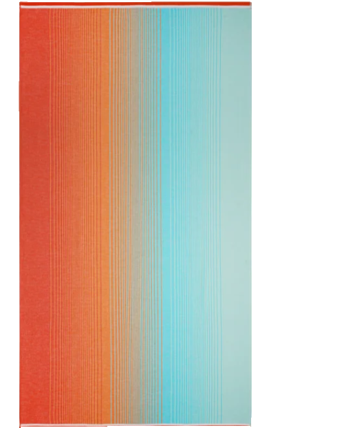 100% Cotton Beach Towel  40”x 72” Zenith New With Tags Multi Color Striped
