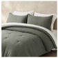 EverGrace Comforter Set King Size 2 Piece -GREEN
