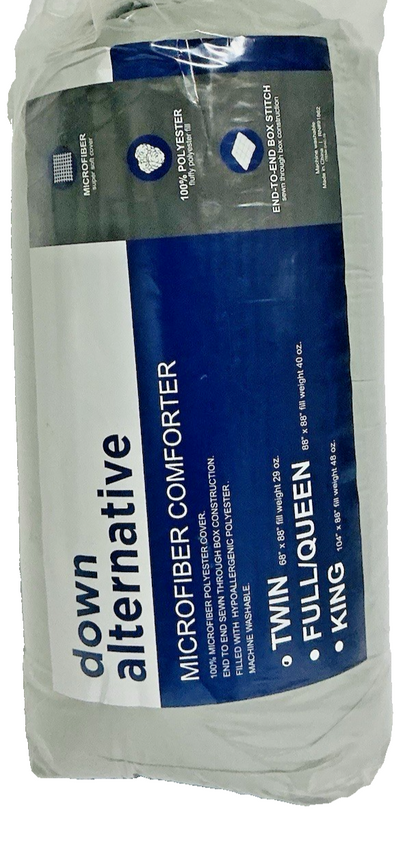 microfiber down alternative comforter- Gray