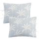 West Park NEW YORK  Palm Tree 4-piece Quilt Set - BLUE