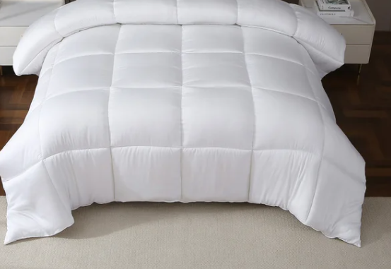 300 Thread Count 100% Viscose from Bamboo White Comforter-King