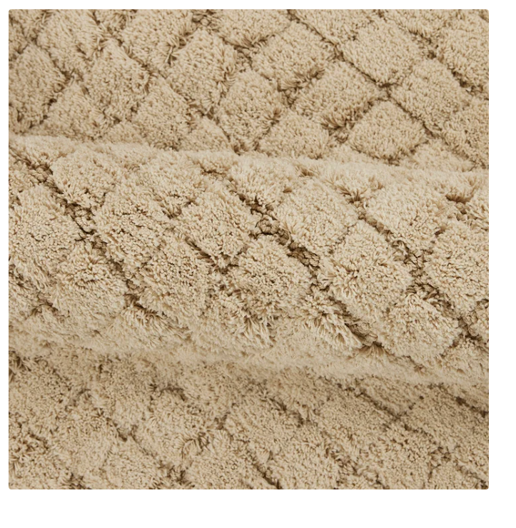 Mineral Spring Soft Grid Bath Rug