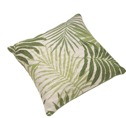 Brentwood Indoor /Outdoor Decorative Pillow Jacquard leaf