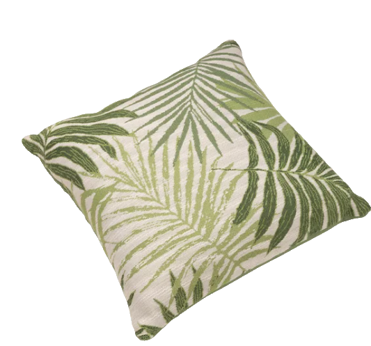 Brentwood Indoor /Outdoor Decorative Pillow Jacquard leaf