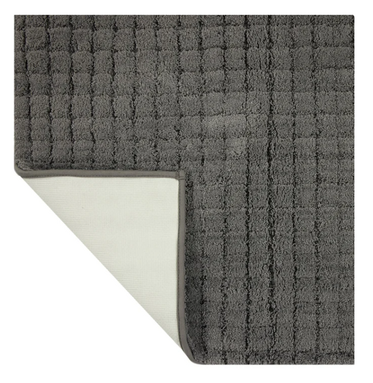 Mineral Spring Soft Grid Bath Rug