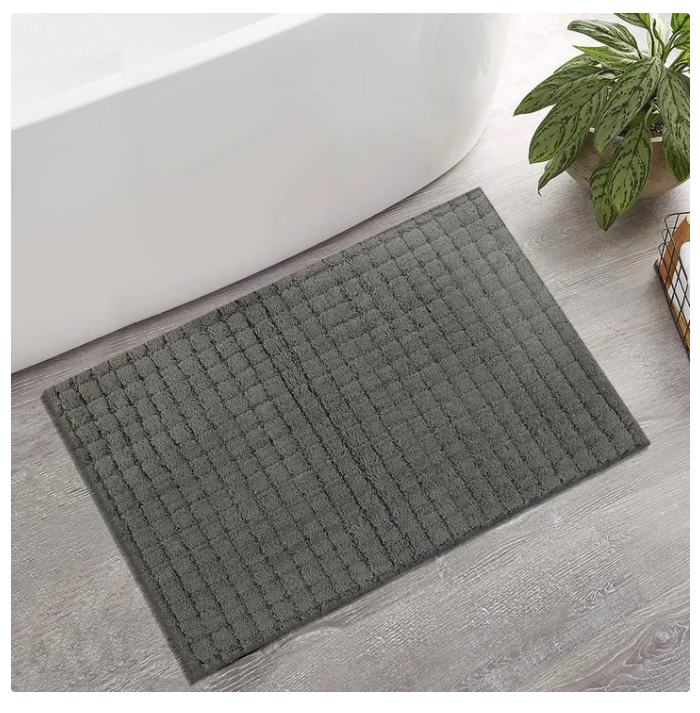 Mineral Spring Soft Grid Bath Rug