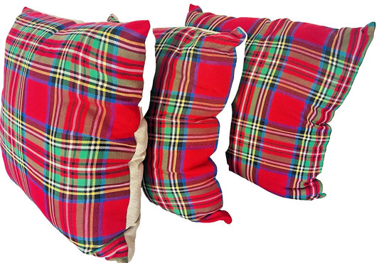 Studio Chic Home Throw Pillows Avery Light Beige 18"x18" - 3PCS