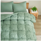 Casual Living Zuri Mega Puff 3-Pc Reversible Comforter Set, King Green 102"x92"