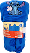 Disney Stitch Character Hooded Towel 27in x 50in 100% Cotton Blue