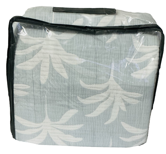 West Park NEW YORK  Palm Tree 4-piece Quilt Set - BLUE