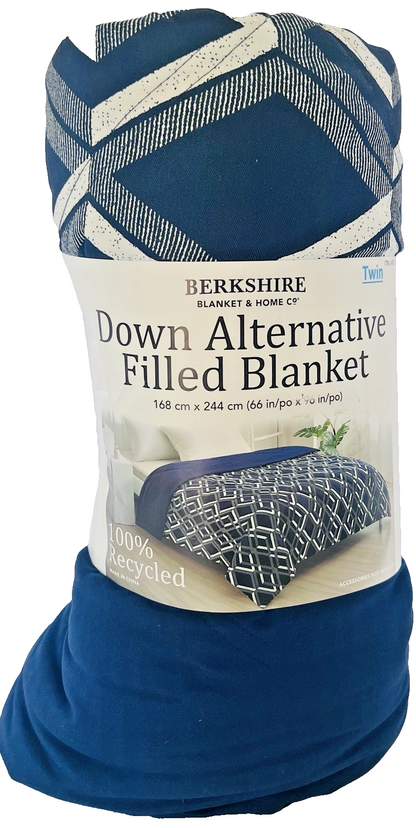 Berkshire Down Alternative Filled Blanket Twin Size 66" X 96"