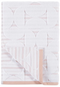 Abstract Circles Bath Towel, 2-pack Rose -new