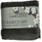 Purely Indulgent 4 Pc Cotton Hand Towel and Washcloth Set Of 4Pc Gray