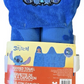 Disney Stitch Character Hooded Towel 27in x 50in 100% Cotton Blue