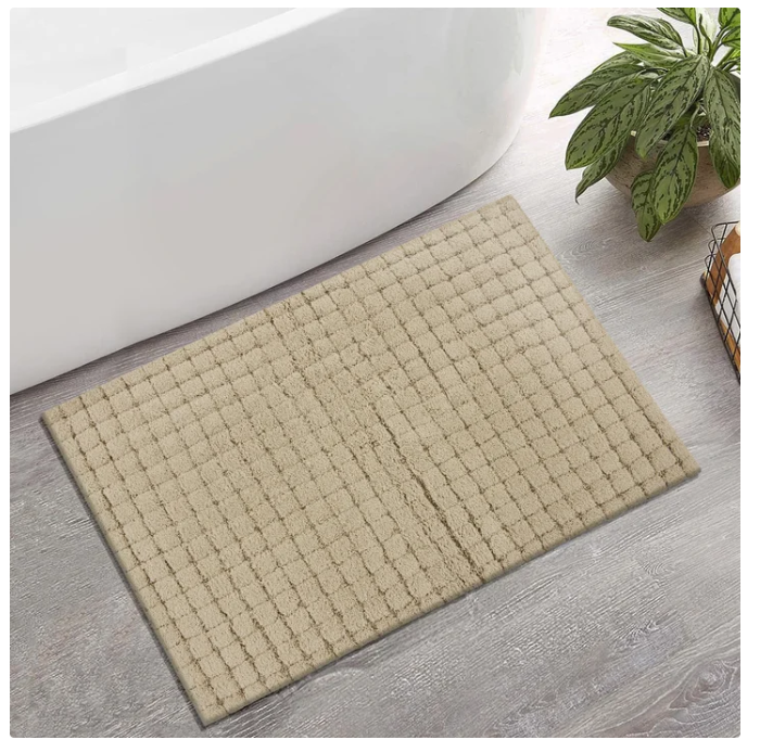 Mineral Spring Soft Grid Bath Rug