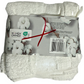 Purely Indulgent 4-piece Cotton Hand Towel and Washcloth Set in White